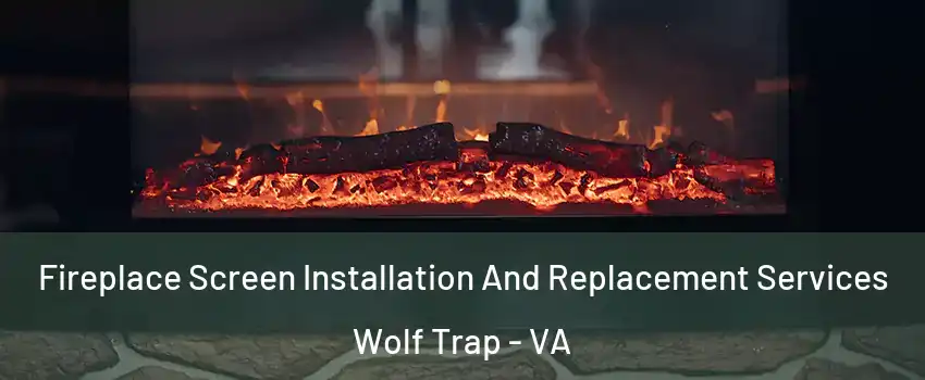  Fireplace Screen Installation And Replacement Services Wolf Trap - VA