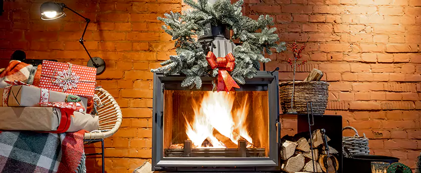 Travis Industries Linear Gas Fireplace Installation in Wolf Trap, Virginia