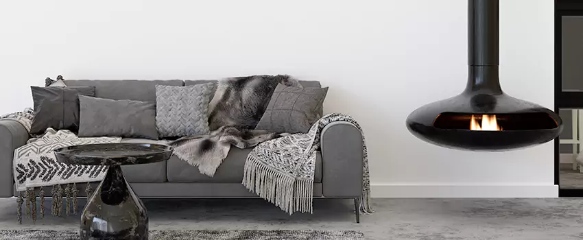 Circular Hanging Fireplace Installation Services in Wolf Trap, VA