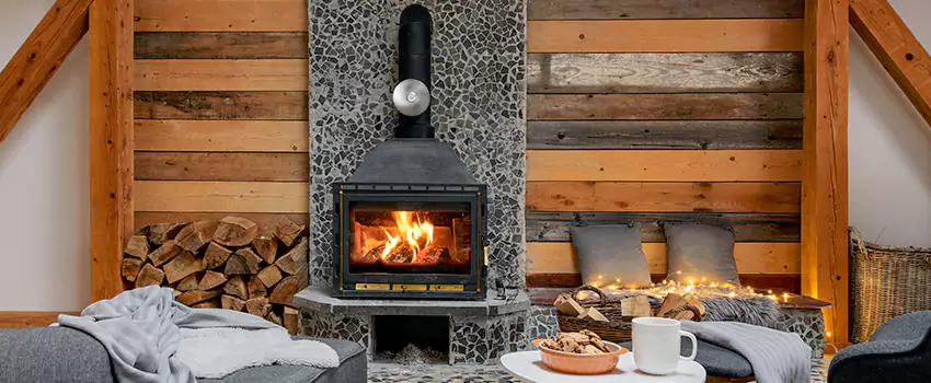 Thelin Hearth Products Direct Vent Gas Stove Fireplace Inspection in Wolf Trap, Virginia