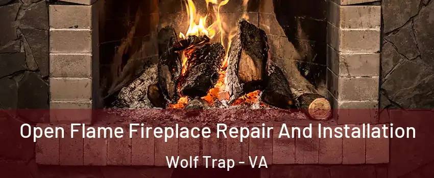  Open Flame Fireplace Repair And Installation Wolf Trap - VA